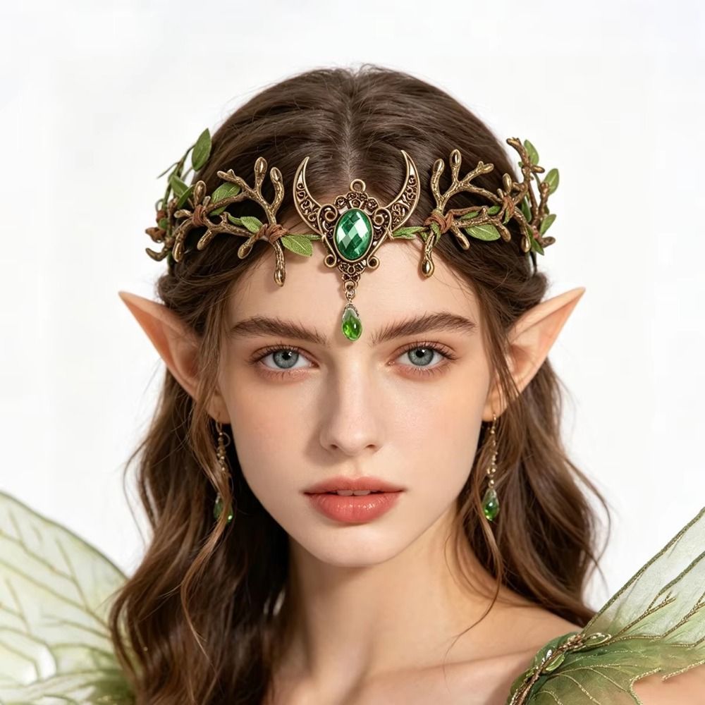 Jewelry Making Adults - Moda Orman Temalı Elf Tacı Asma