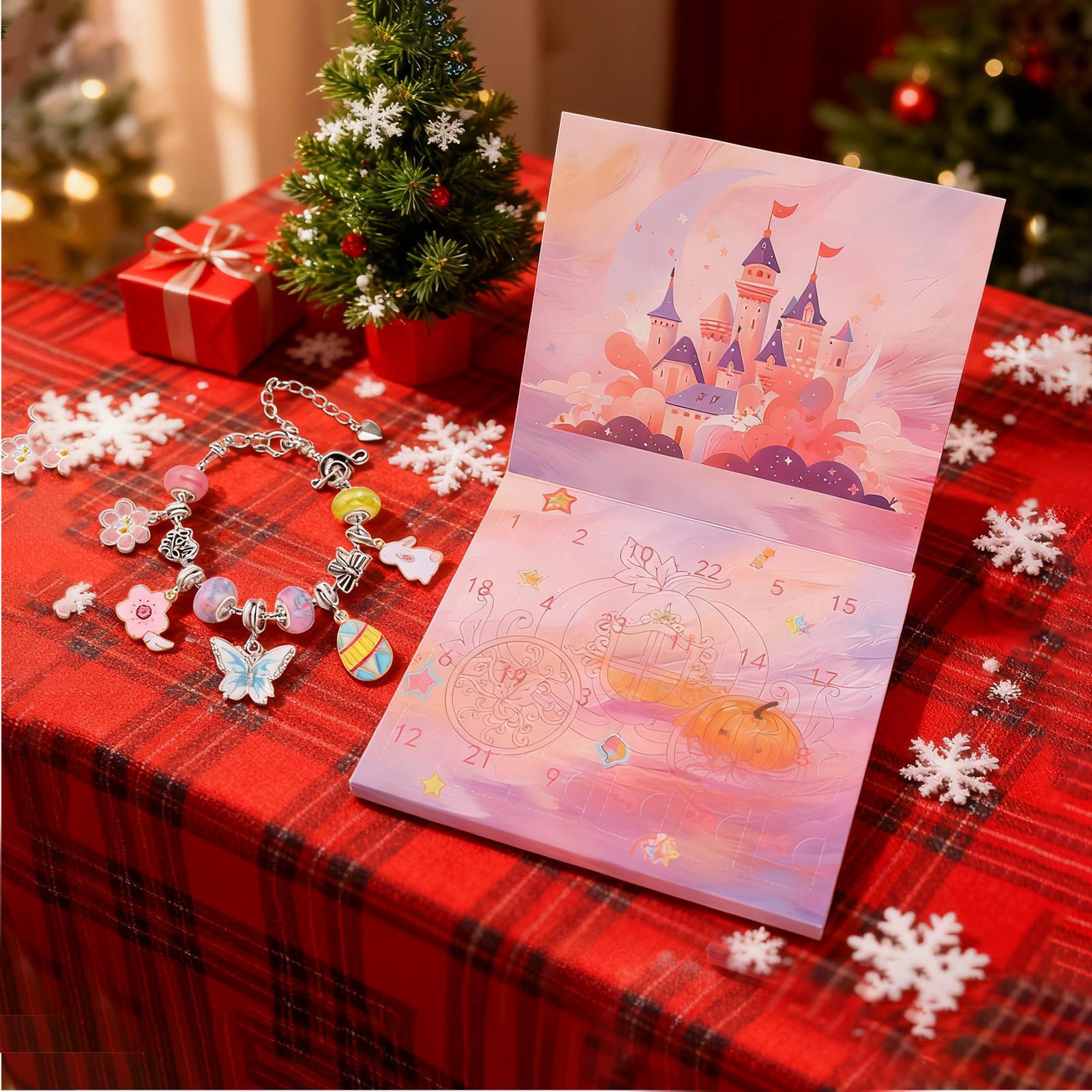 Jewelry Making Advent Calendar - Bilezik Noel Advent Kızları 24 Gün