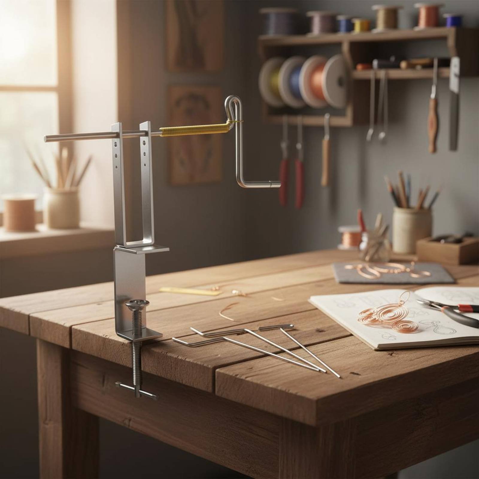 Jewelry Making Loops - Kademeli Tel Döngü Çubuğu Sağlam Metal