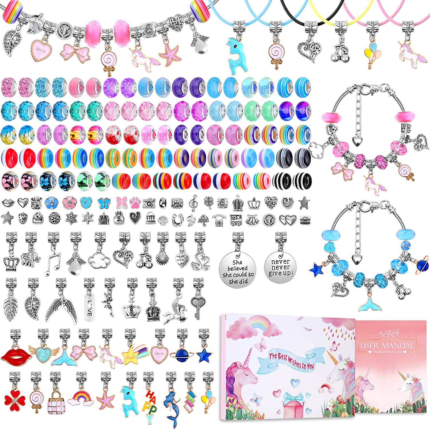 Jewelry Making For Teens - Charm bilezik yapma kiti DIY takı