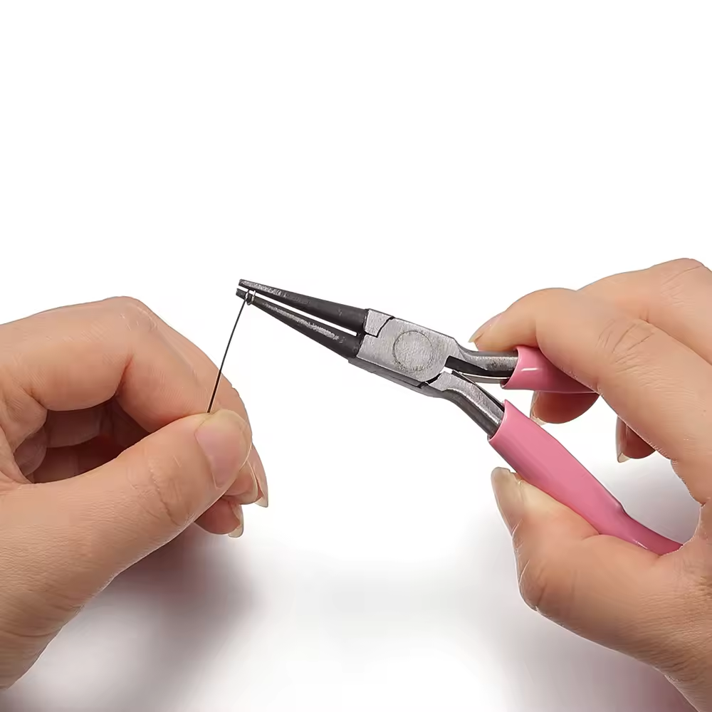 Jewelry Making Education - Pembe Renkli Ekleme ve Sabitleme Takı