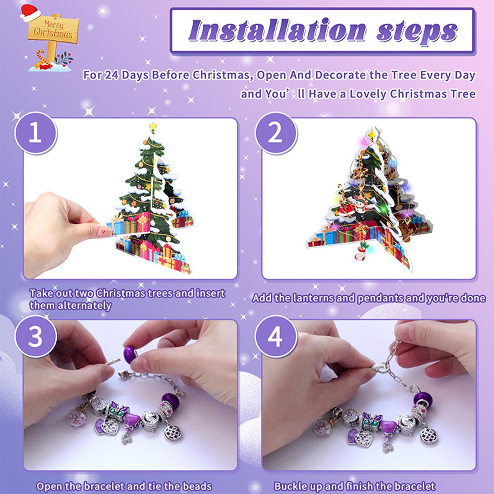 24 Gün Noel Geri Sayım Advent  - Jewelry Making Advent Calendar incelemesi ve fiyatı