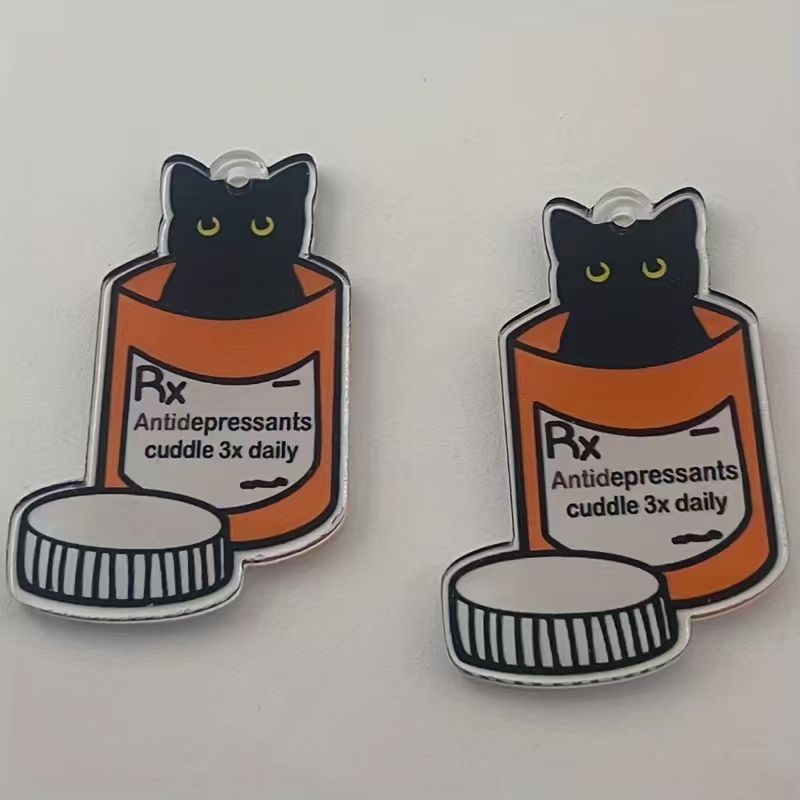 10 adet akrilik ilaç kedi koly - Jewelry Making Party incelemesi ve fiyatı
