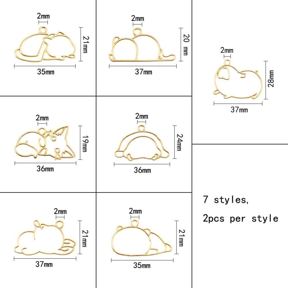 14 adet Hibernator Tema Açık Ç - Jewelry Making Loops incelemesi ve fiyatı