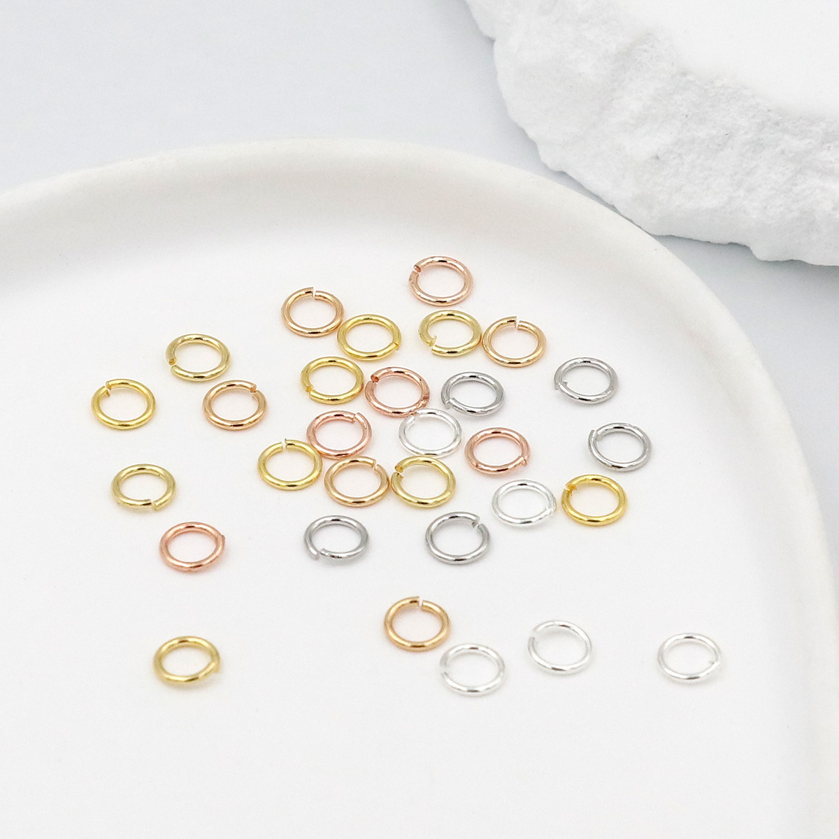 925 Gümüş Açık Halka Seti 3-10 - Jewelry Making Loops incelemesi ve fiyatı