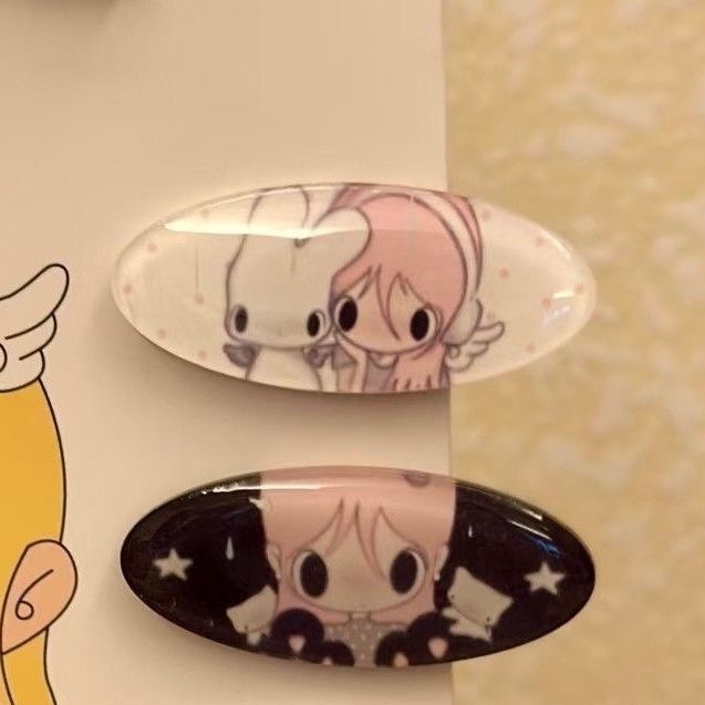 2 adet INS melek kız karikatür - Jewelry Making Adults incelemesi ve fiyatı