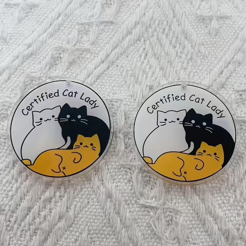 10 adet akrilik sevimli kedi k - Jewelry Making Party incelemesi ve fiyatı