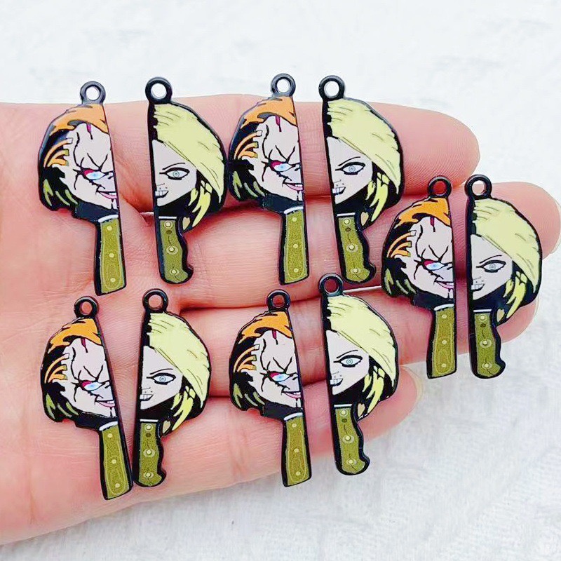 10 adet karikatür palyaço komi - Jewelry Making Party incelemesi ve fiyatı