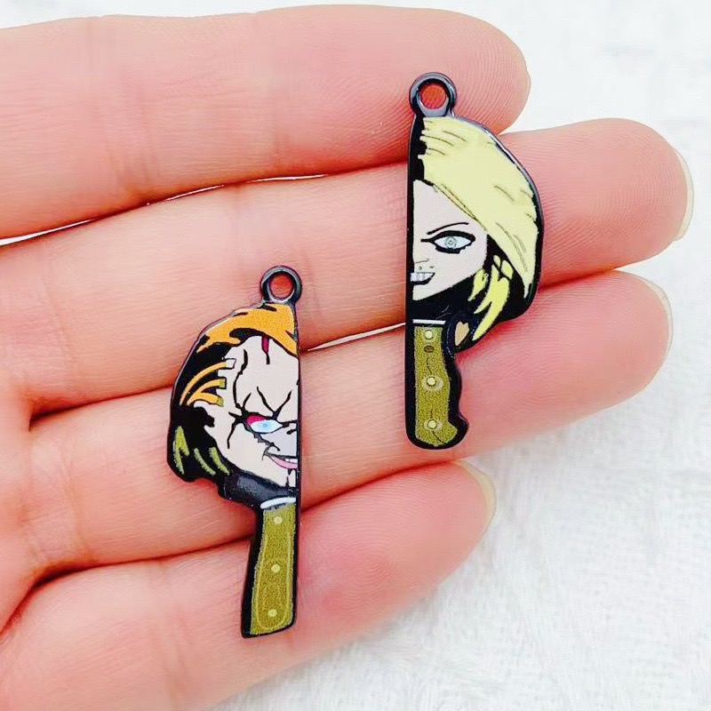 10 adet karikatür palyaço komi - Jewelry Making Party incelemesi ve fiyatı
