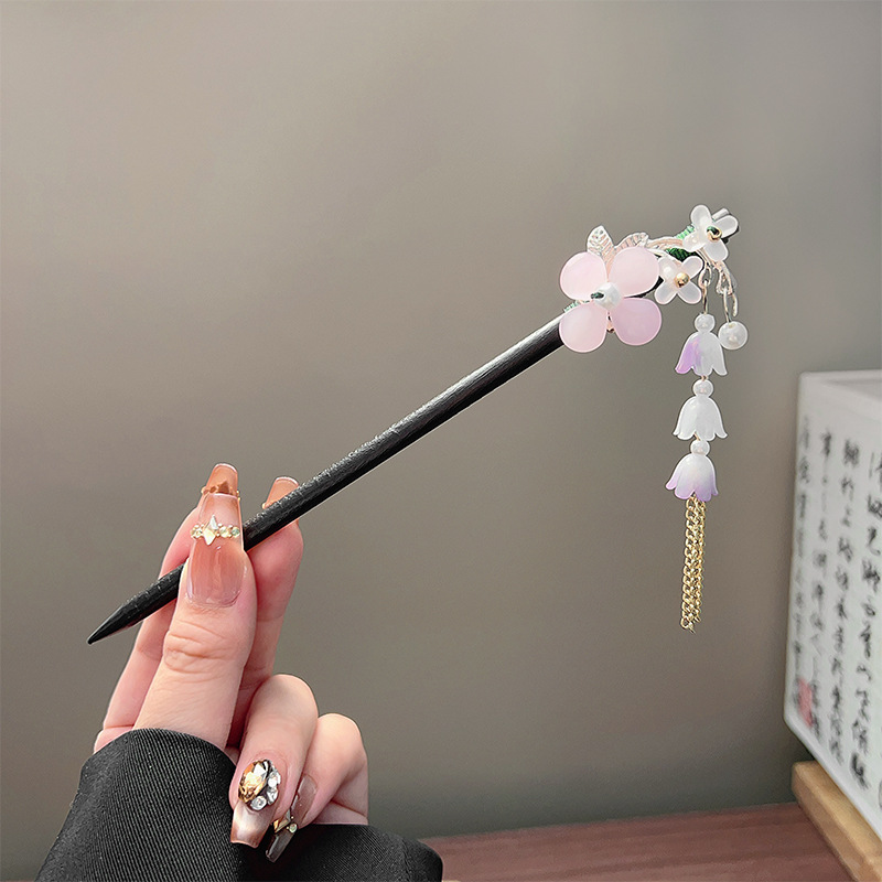 Klasik Püskül Saç Tokası Siyah - Jewelry Making Adults incelemesi ve fiyatı