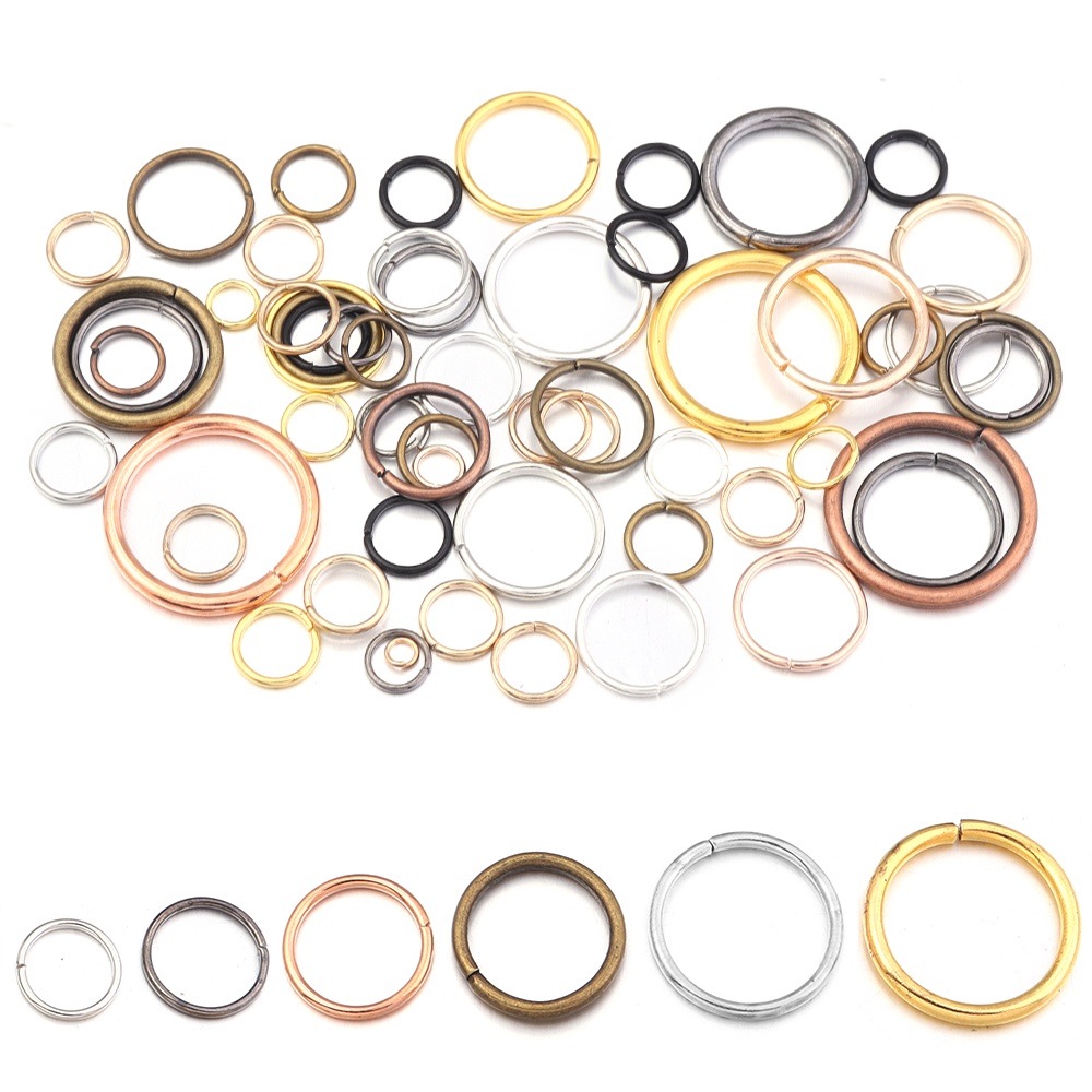 50-200 adet/grup 3-20mm Tek Dö - Jewelry Making Loops incelemesi ve fiyatı
