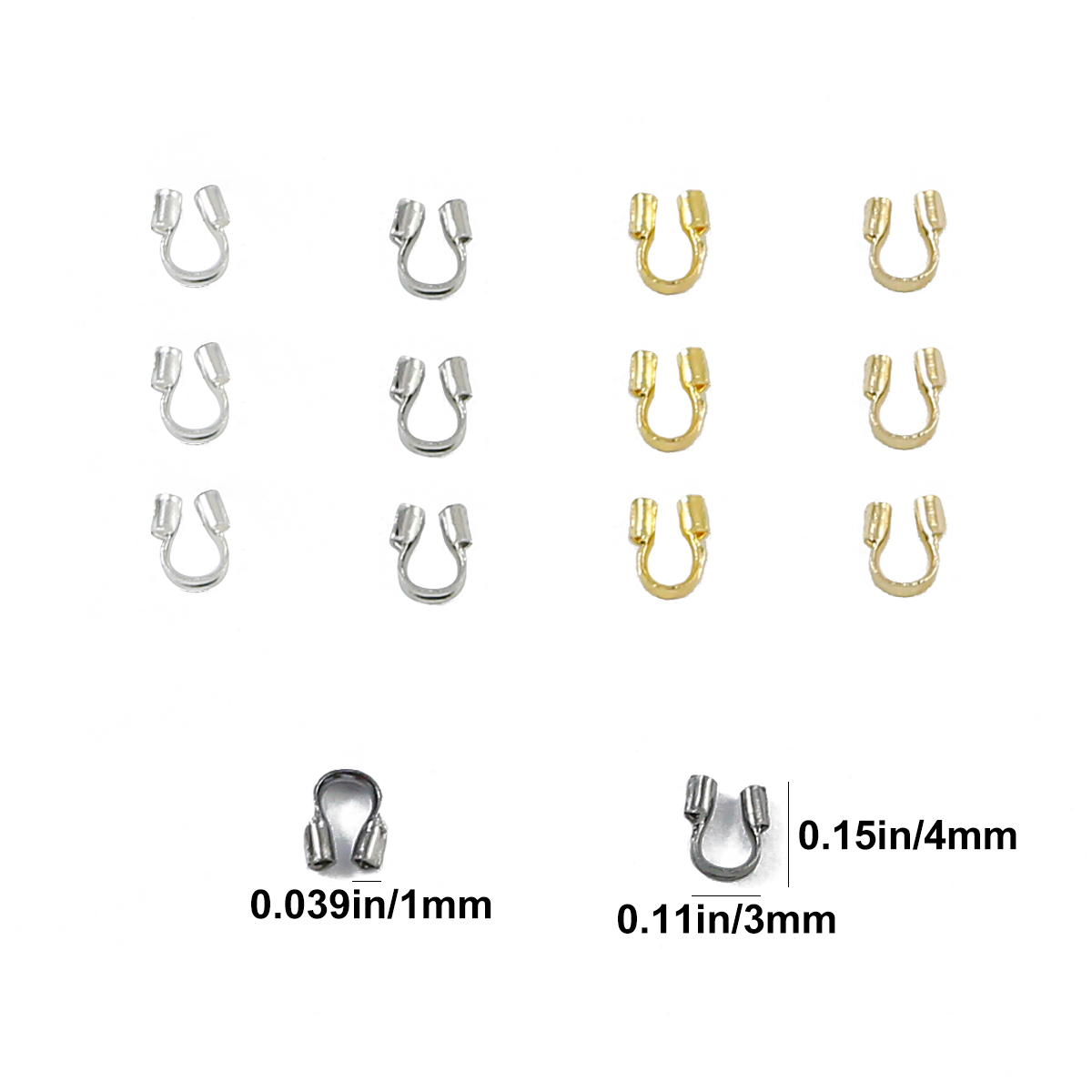 100-300 adet 3X4mm Tel Koruyuc - Jewelry Making Loops incelemesi ve fiyatı